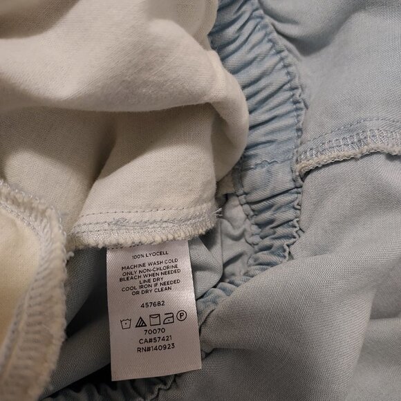 Loft Outlet XL Chambray Wide Leg Jumpsuit - Picture 9 of 11